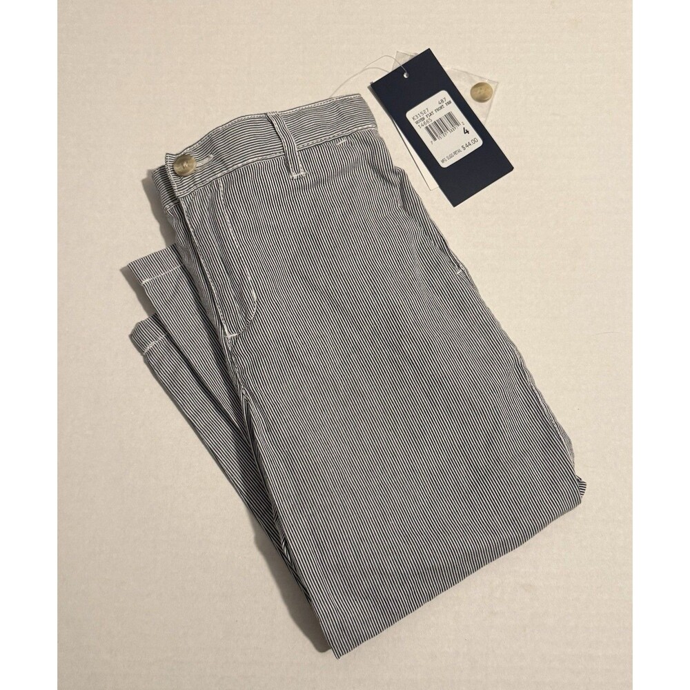 Kitestrings by Hartstrings Kids Striped Pants Size 4 Adjustable Waist NWT